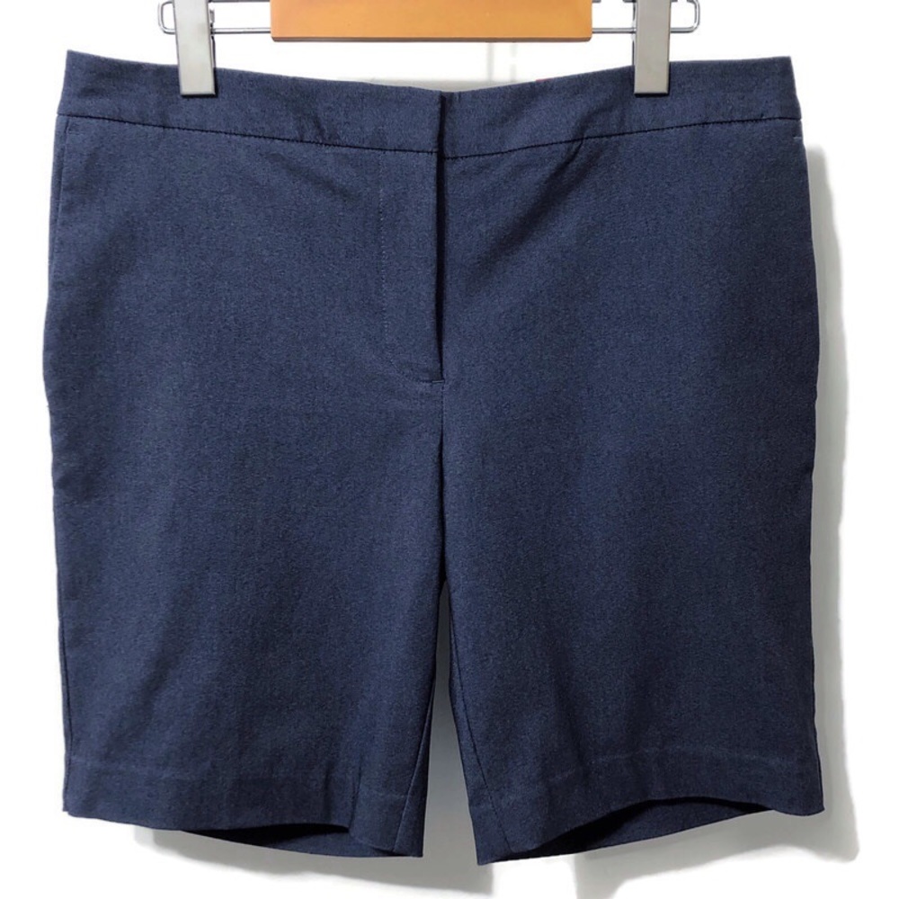 MARIO SERRANI Italy Dark Blue Bermuda Shorts Sz 8